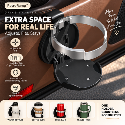 RETROHOLD™ Universal Adjustable Car Cup Holder