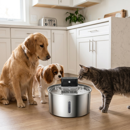 Smart Stainless Steel Pet Fountain
