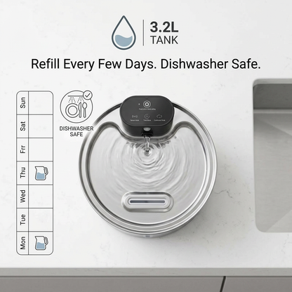 Smart Stainless Steel Pet Fountain
