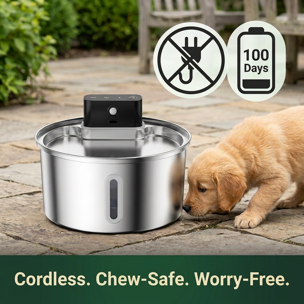 Smart Stainless Steel Pet Fountain