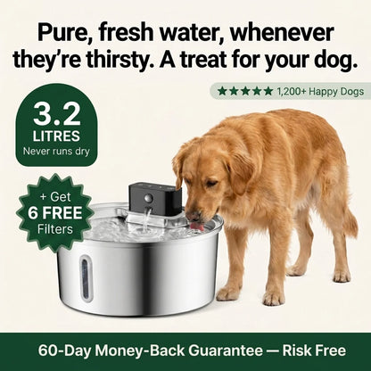 Smart Stainless Steel Pet Fountain